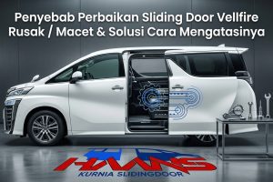 perbaikan sliding door vellfire