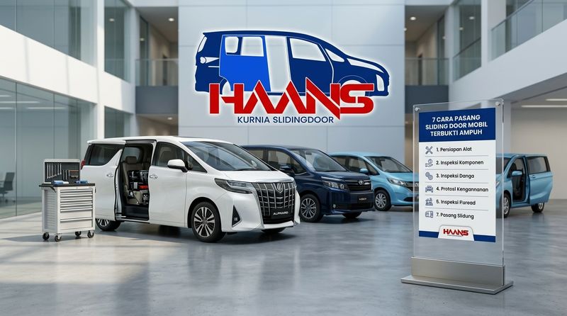 pasang sliding door mobil - 1