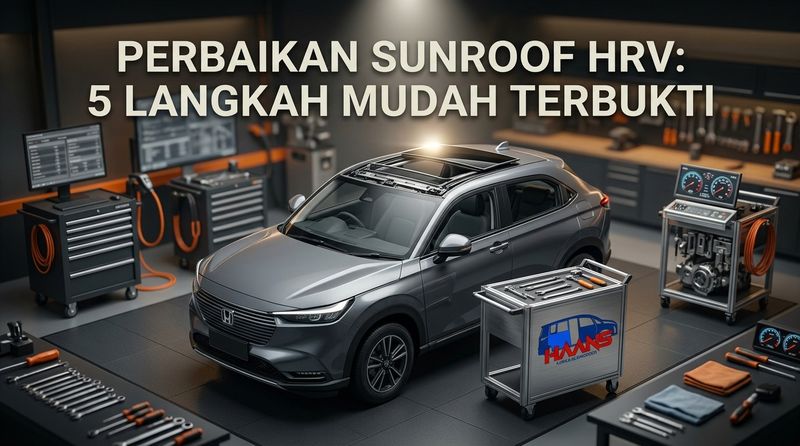 Servis sunroof mobil
