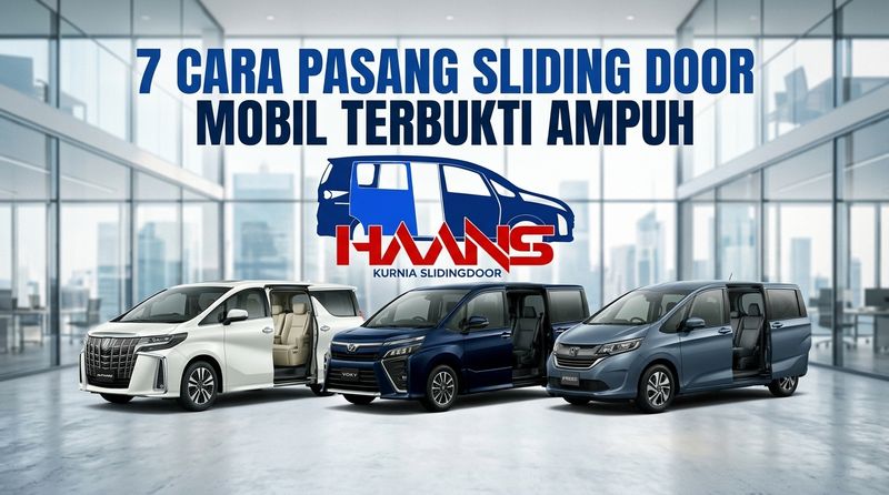 pasang sliding door mobil - 2
