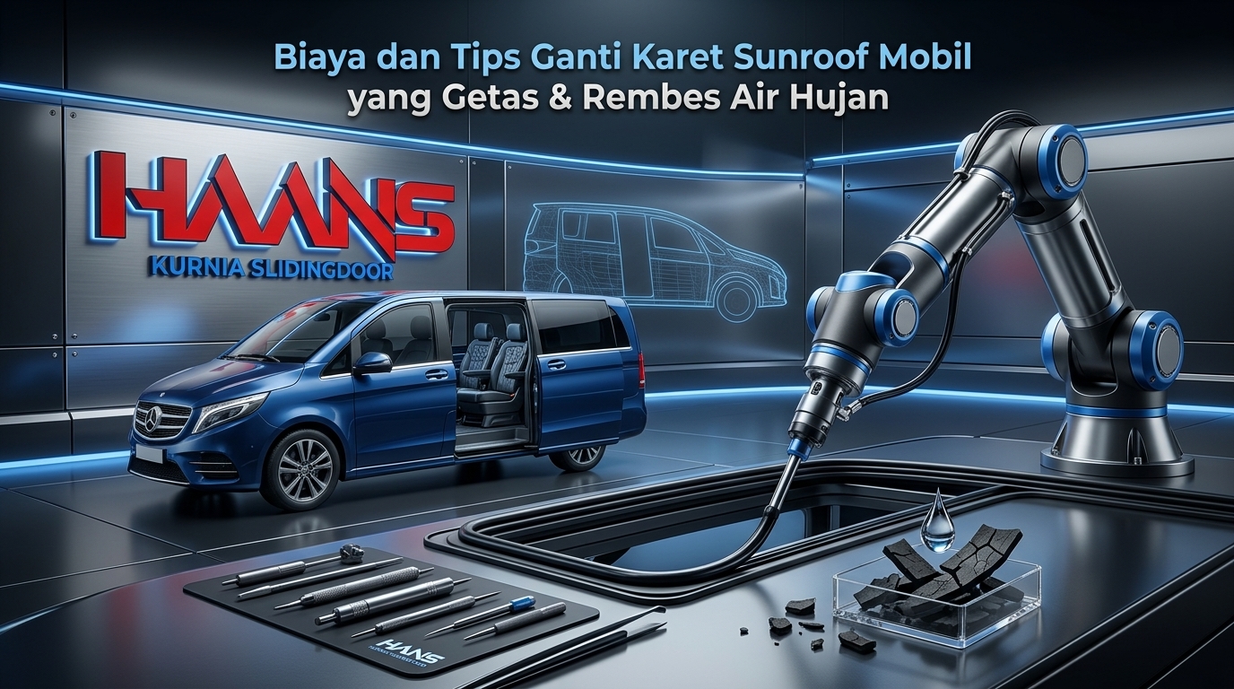 ganti karet sunroof mobil bocor Gambar 1