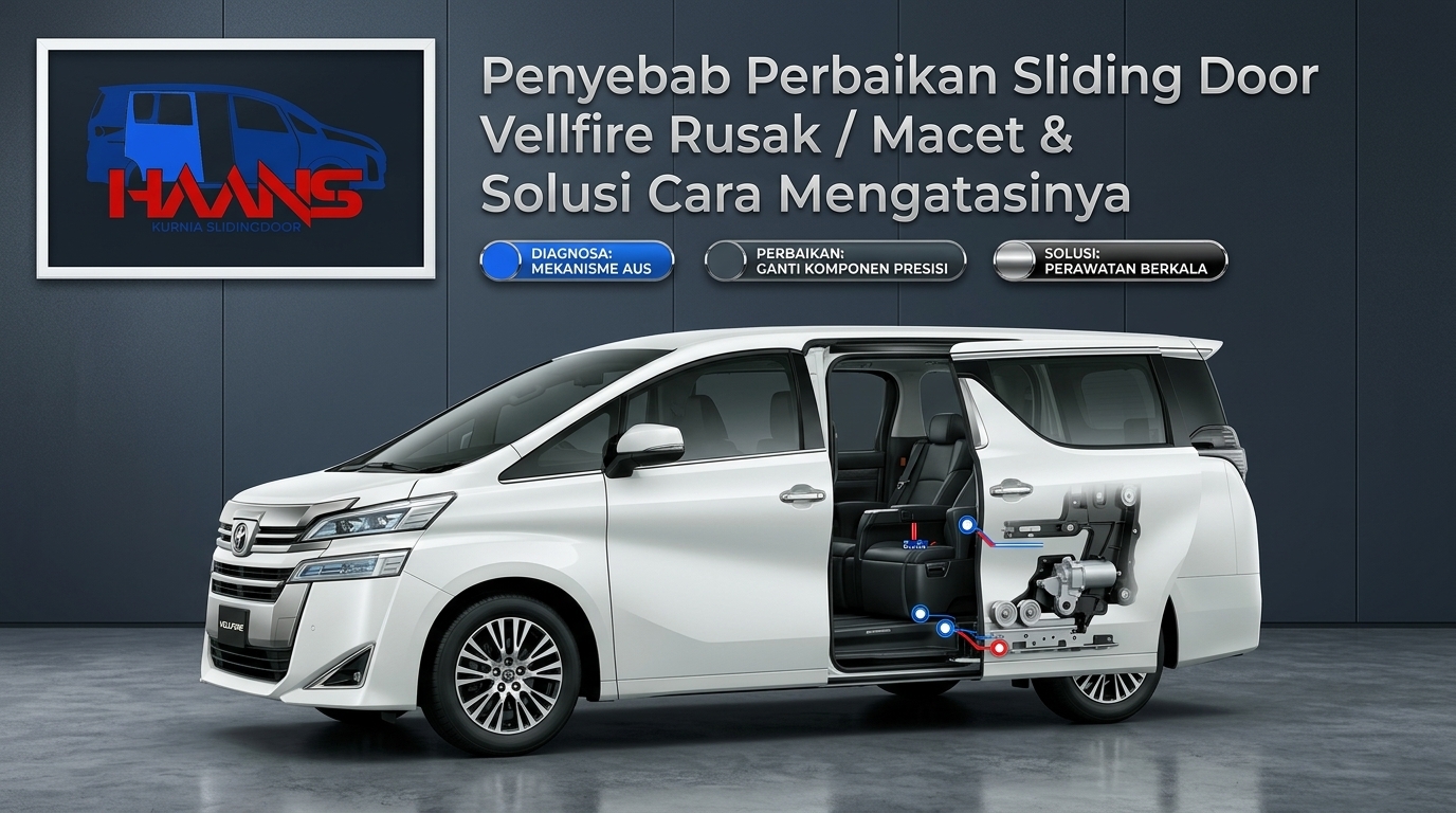 perbaikan sliding door vellfire Gambar 2
