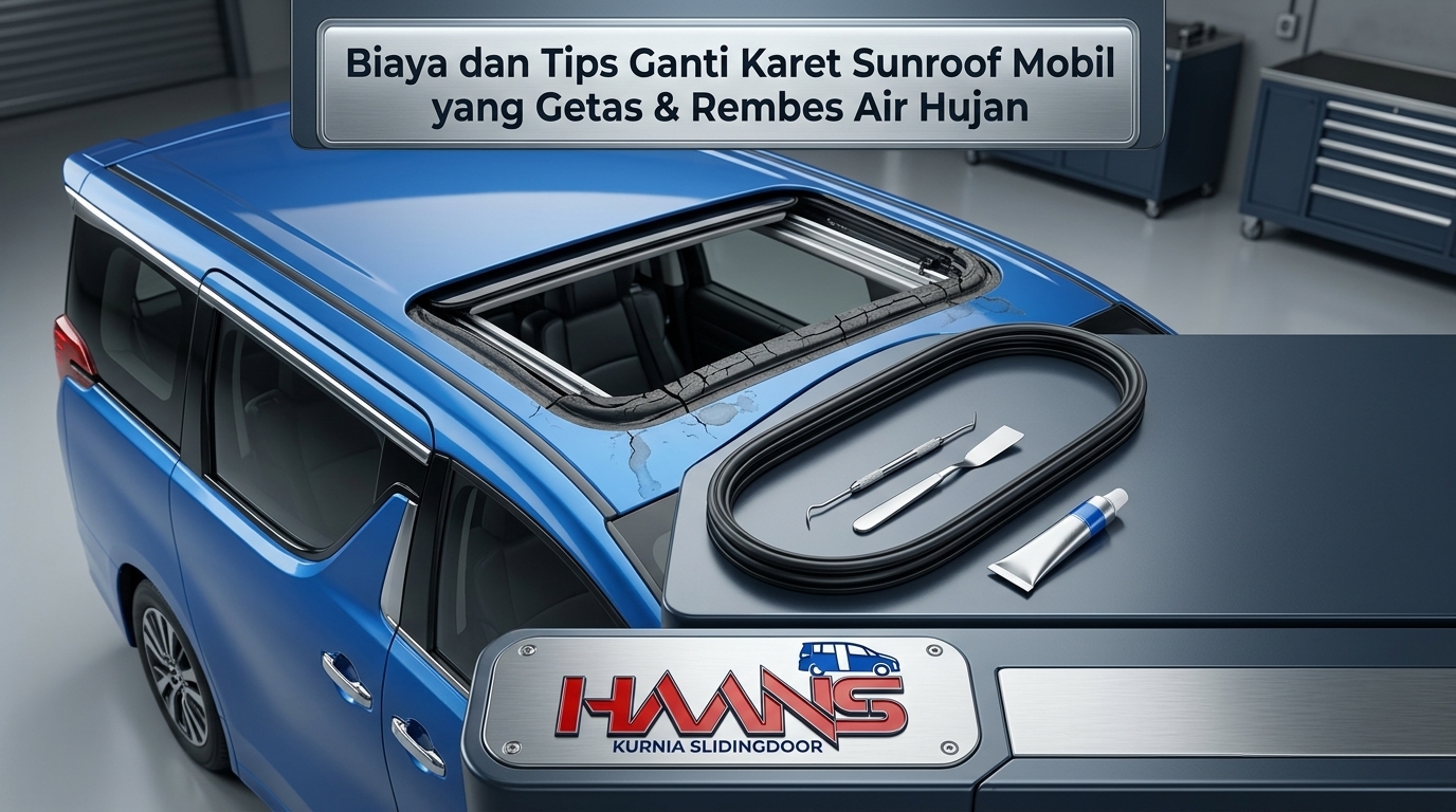 ganti karet sunroof mobil bocor Gambar 2
