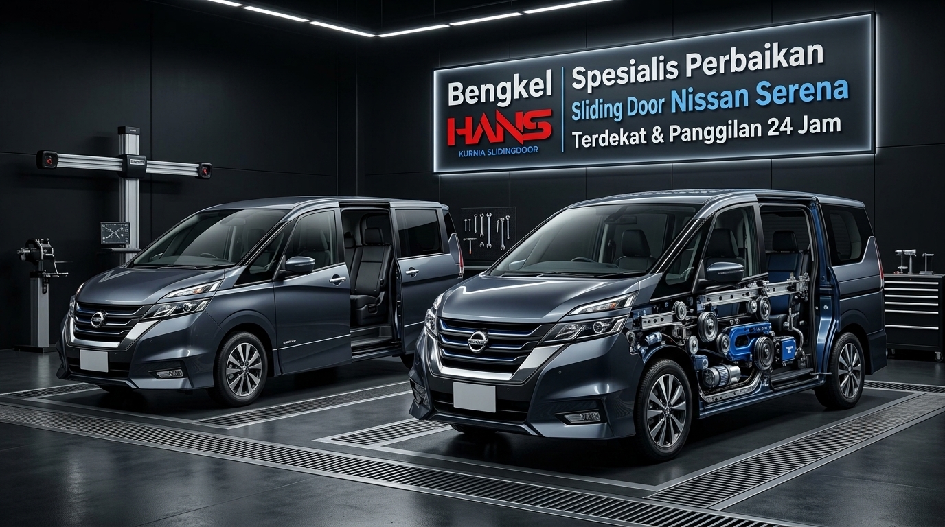 sliding door nissan serena Gambar 3