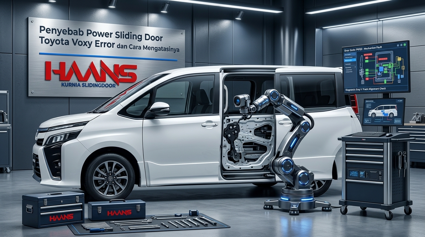 Bengkel Spesialis Pintu Geser Toyota Voxy HAANS