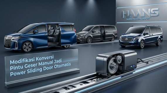 Modifikasi Konversi Pintu Geser Manual Jadi Power Sliding Door Otomatis