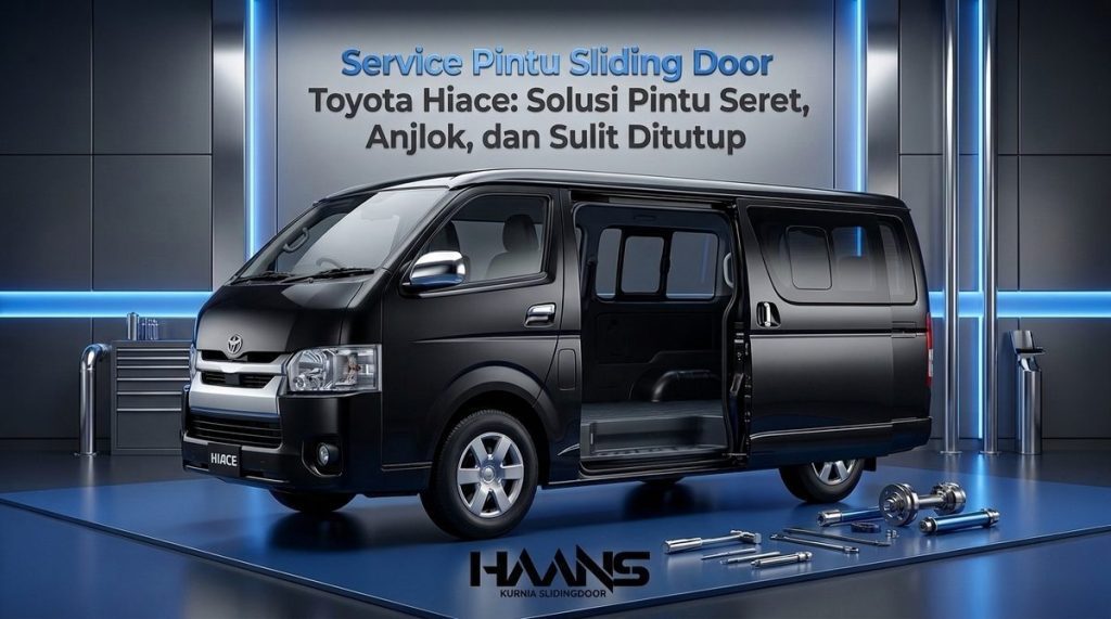 service sliding door hiace Gambar 1