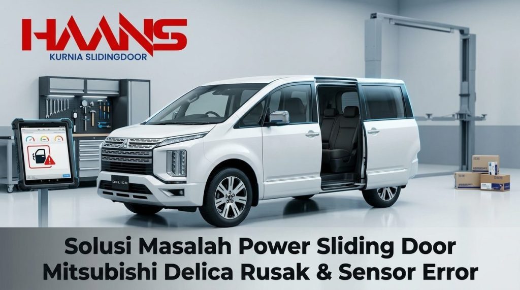 perbaikan sliding door delica Gambar 1