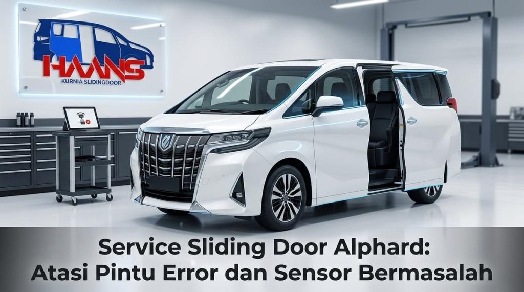 service sliding door alphard Gambar 1
