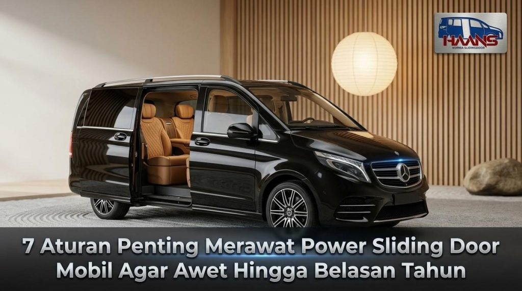 merawat power sliding door Gambar 1