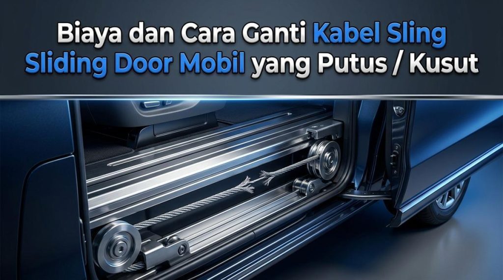 biaya ganti sling sliding door mobil Gambar 2
