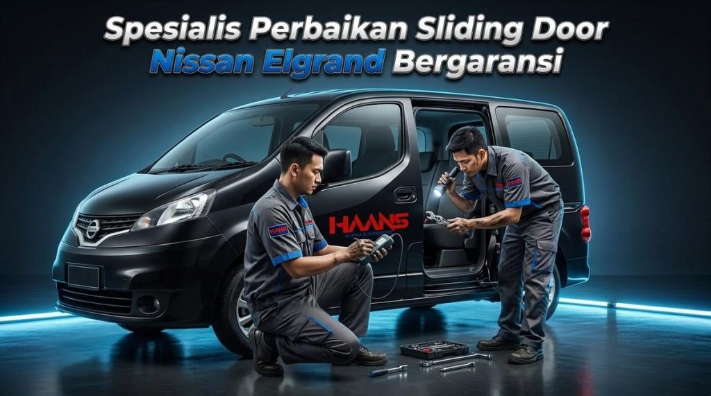 perbaikan sliding door nissan elgrand Gambar 2