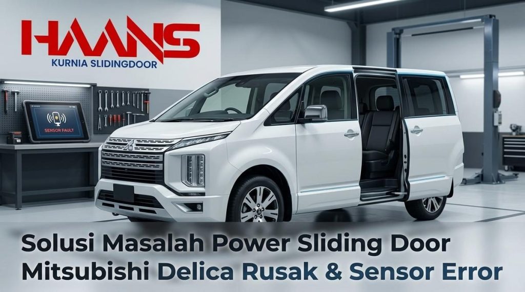 perbaikan sliding door delica Gambar 2