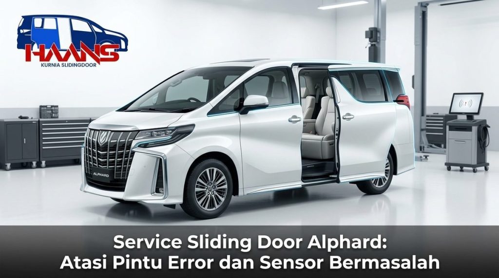 service sliding door alphard Gambar 2