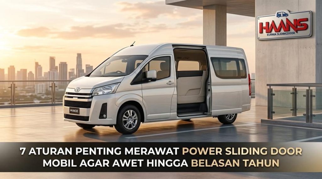 merawat power sliding door Gambar 2