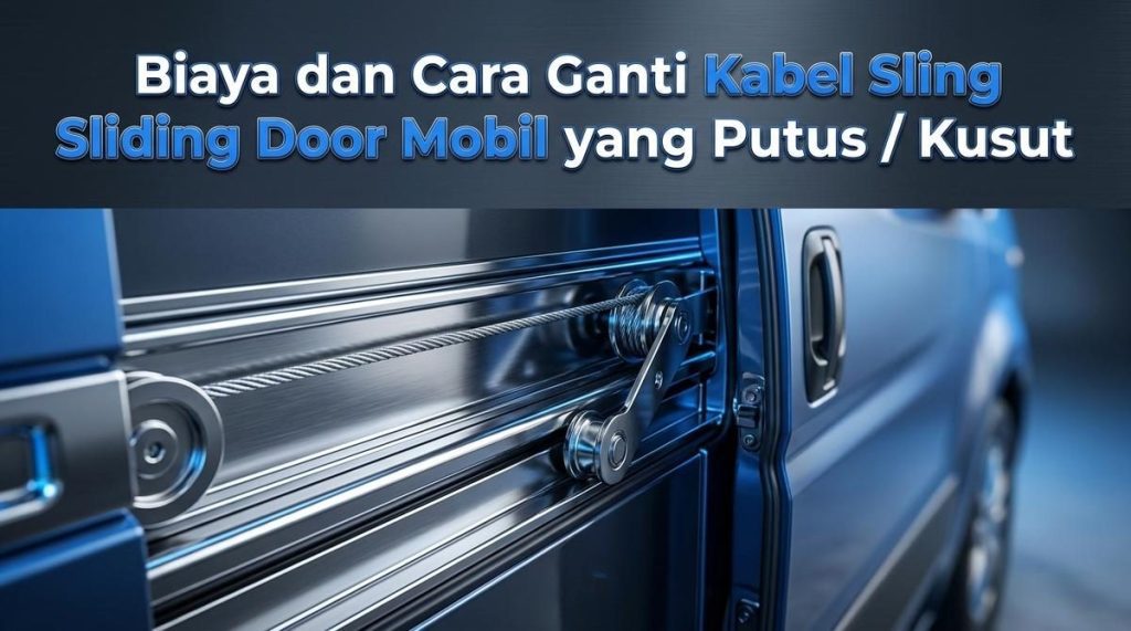 biaya ganti sling sliding door mobil Gambar 3