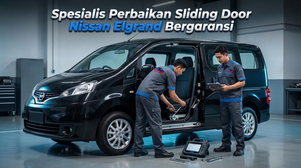 perbaikan sliding door nissan elgrand Gambar 3