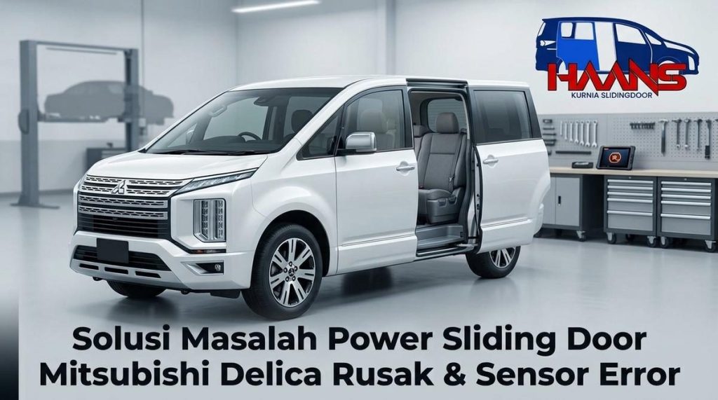 perbaikan sliding door delica Gambar 3