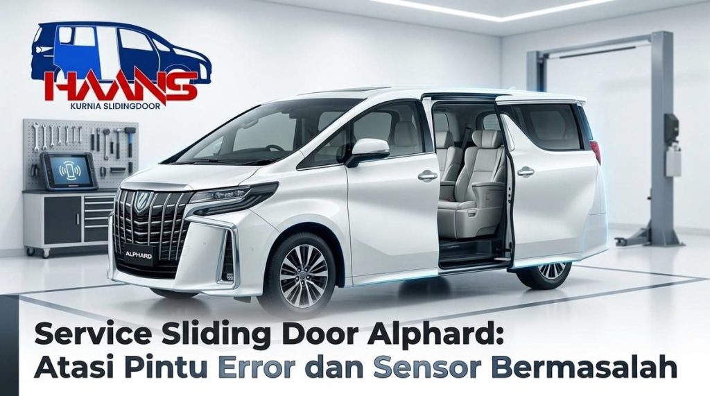 service sliding door alphard Gambar 3