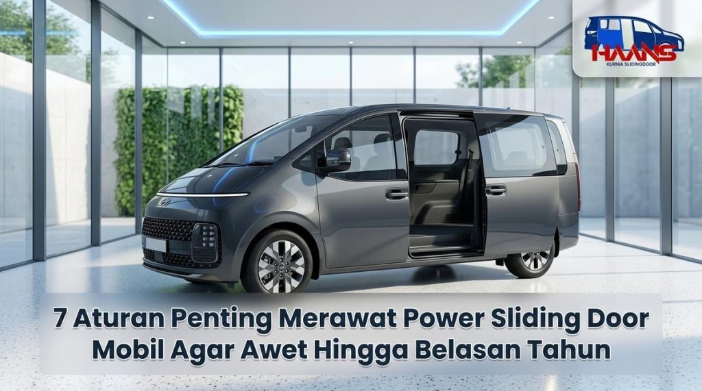 merawat power sliding door Gambar 3